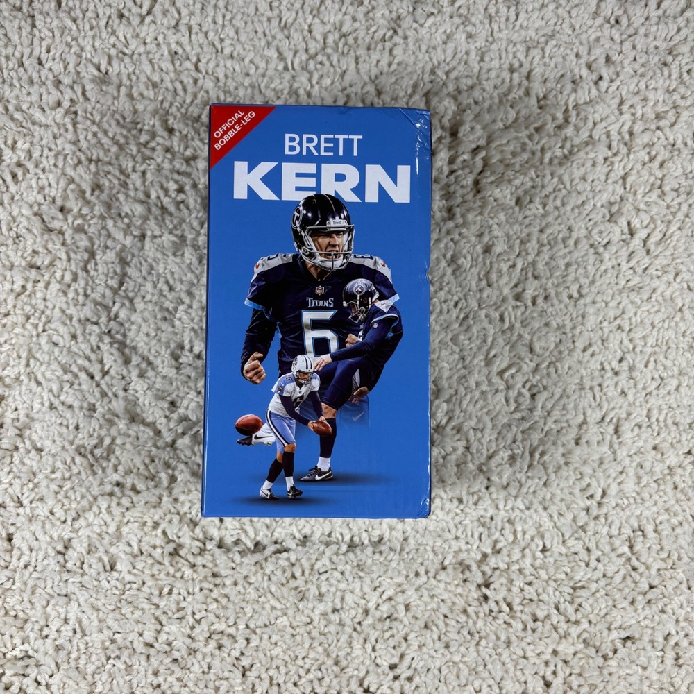 Brett Kern Tennessee Titans‎ Official Bobblehead NFL "Career Stats" Edition